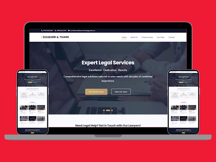 Designed a modern, high converting