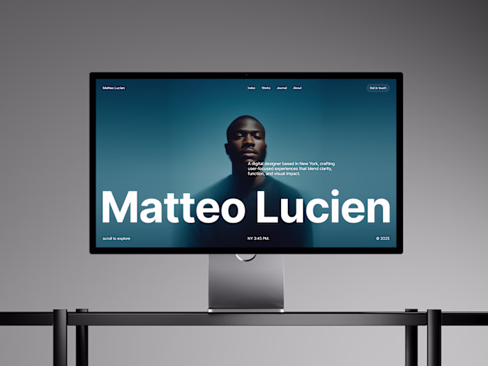 MatteoLucien - Premium Portfolio Template