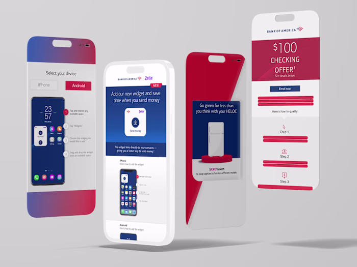 Bank Of America Email Designs