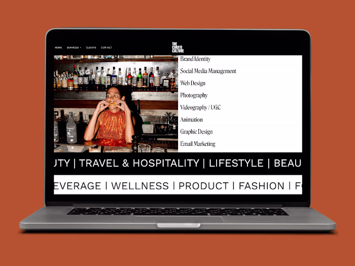 Branding,Website, & Instagram: Curate Culture Creative Agency