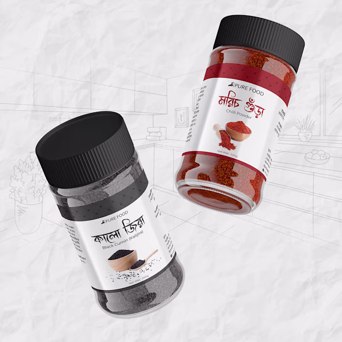 Authentic Spice Brand Packaging Design