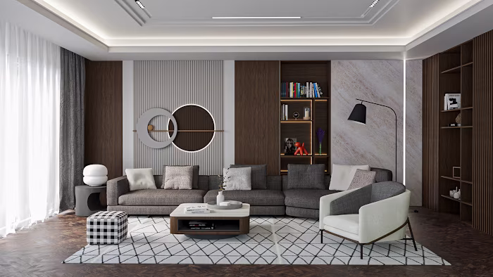 Living Room Interior design :: Behance