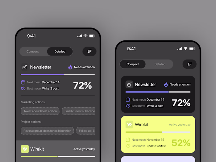 Progress Tracker Page