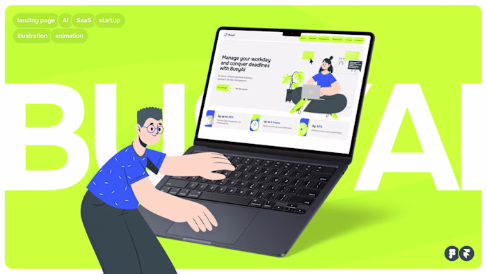 Smart Brand & Web Design for BusyAI