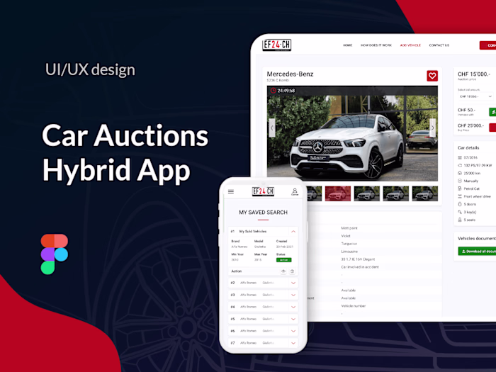 Car Auction - UI / UX Case Study