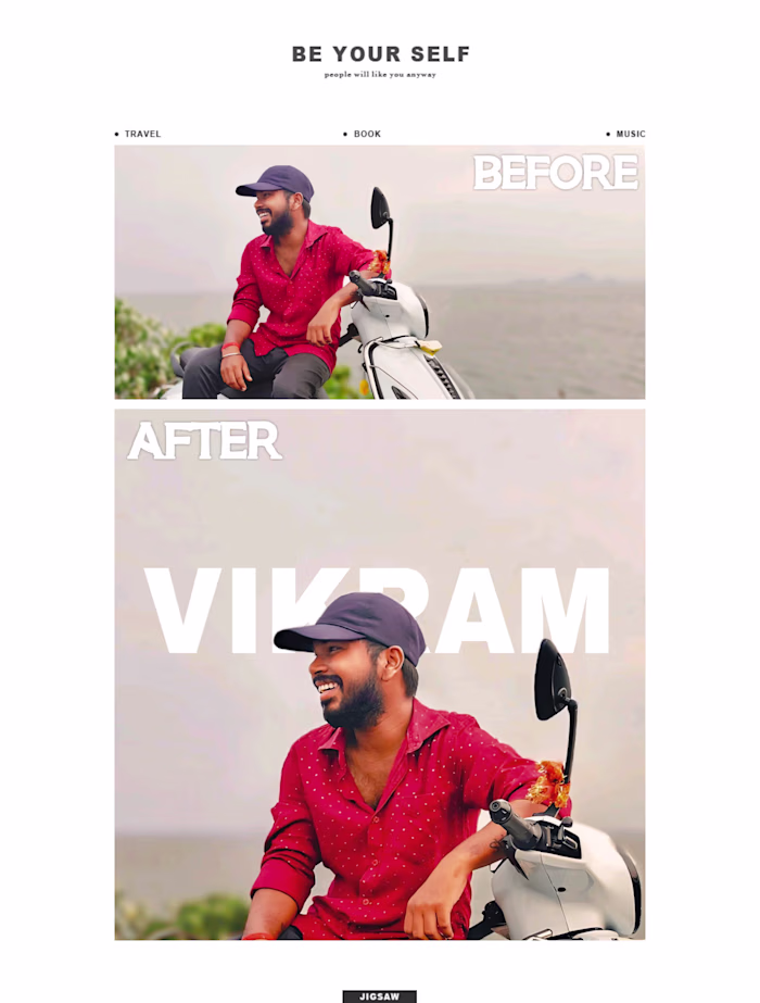 Photo enhancement, background editing