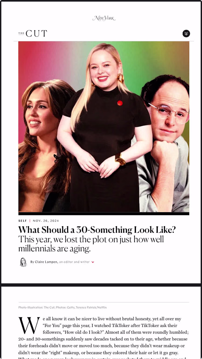 "What Should a 30-Something Look Like?"