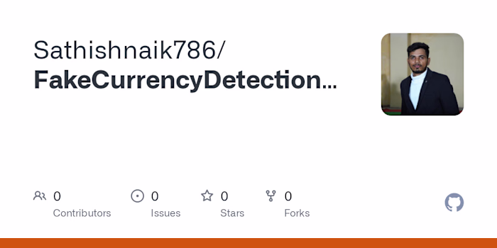 Fake Currency Detection Using Machine Learning