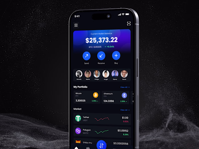Crypto Wallet APP Case Study - UI UX, Branding  