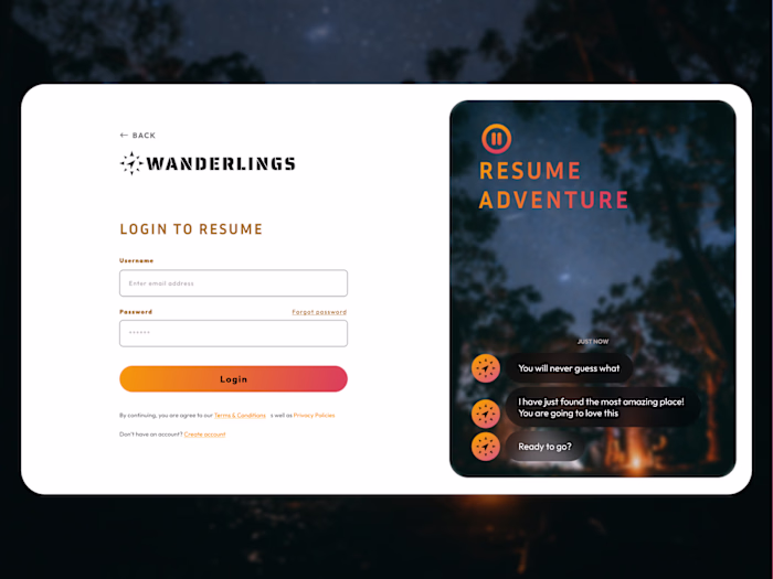 Wanderlings Social Travel Platform Development