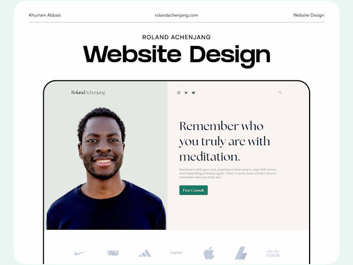 Roland Achenjang | Certified Meditation Coach, Author