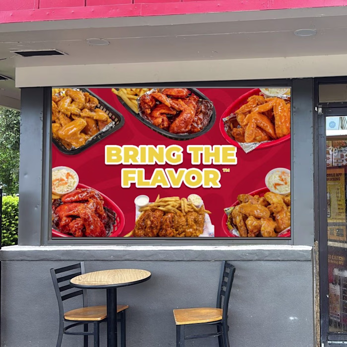 Restaurant Window Design This Client wanted to use this unta...