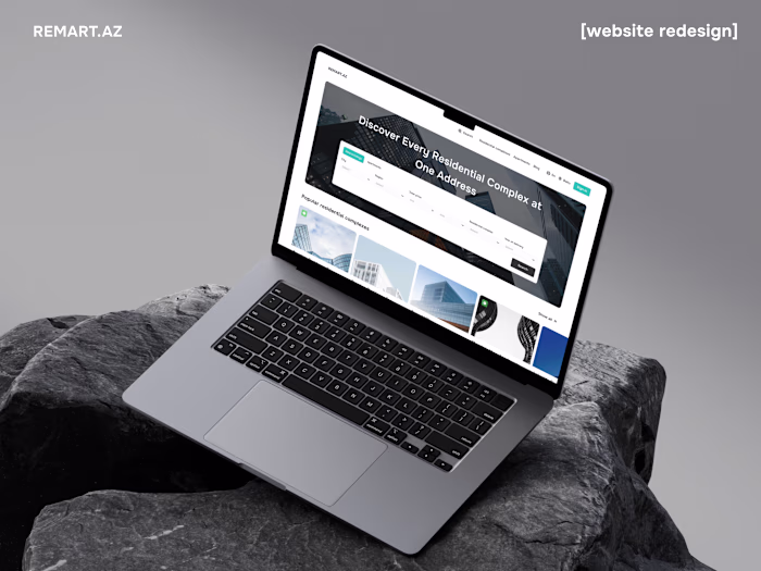 Remart.az - Real Estate Web design