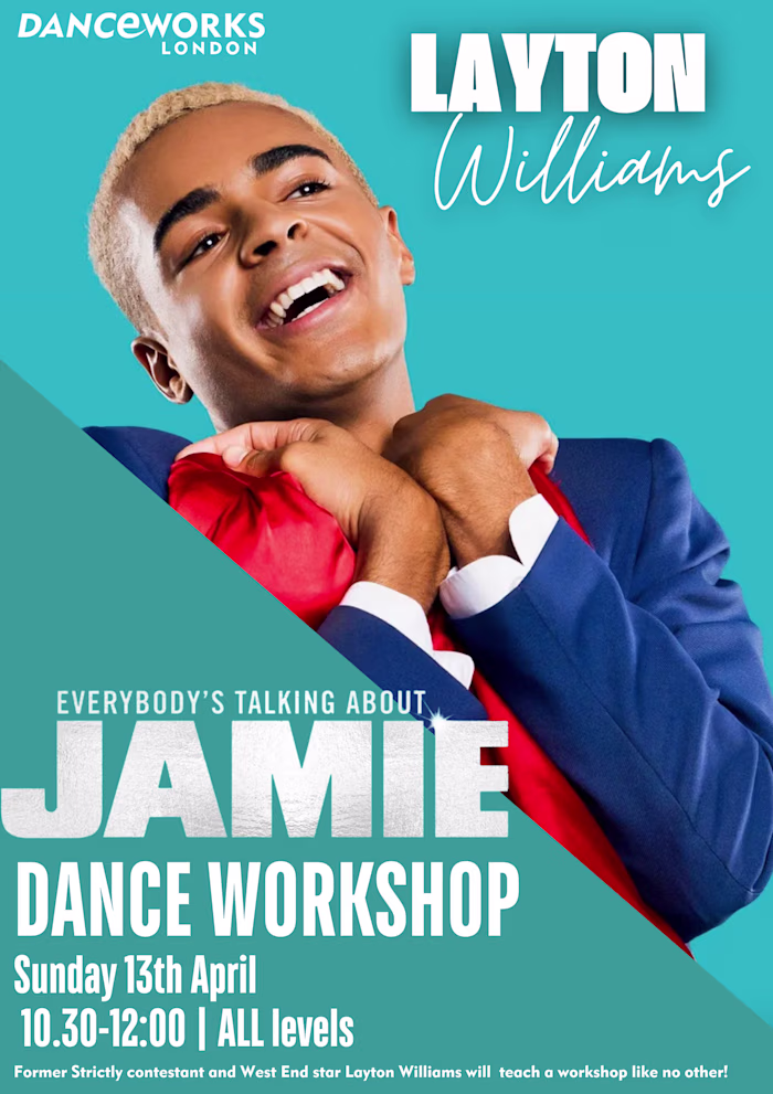 Poster for workshop at danceworks 