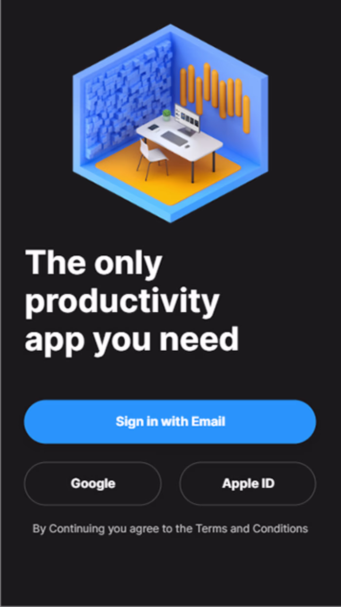 Productivity app 