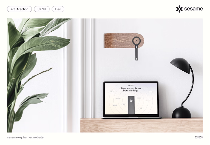 Sesame - Product & Website design