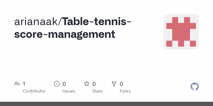 Table Tennis Match Manager C Program