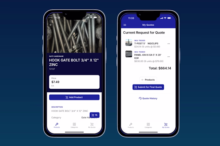 Digital Catalog & Quote Request