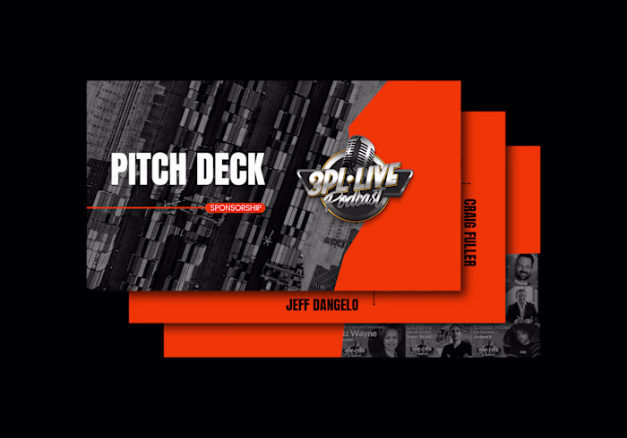 Pitch Deck Design for Podcast