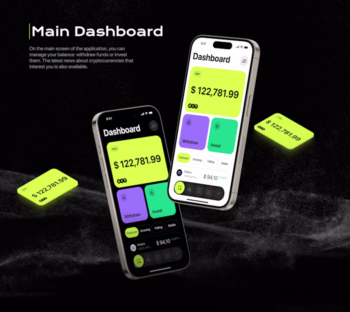 FINTECH | CRYPTOCURRENCY | INVESTMENT | MOBILE APP IOS