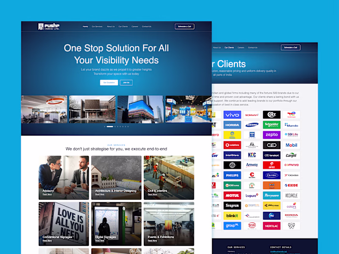 Advertising Agency Website