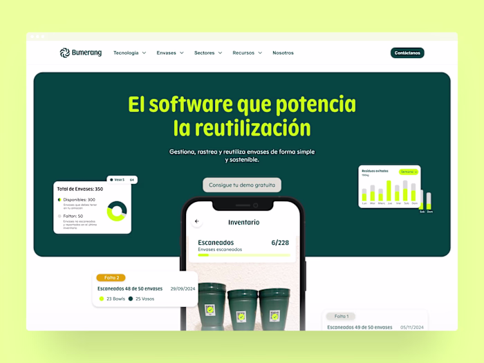 Webflow Redesign for tech sustainability startup