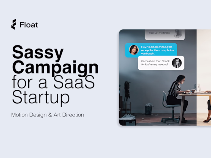 Art Directing a sassy campaign for a SaaS Startup 