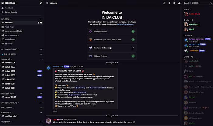 Discord Server Design & Community