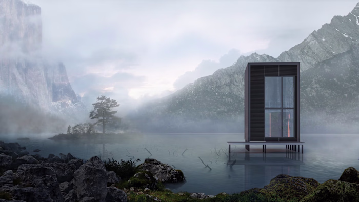 3d modelling. Visualisation of the House