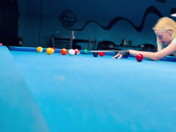 The corner pocket bar