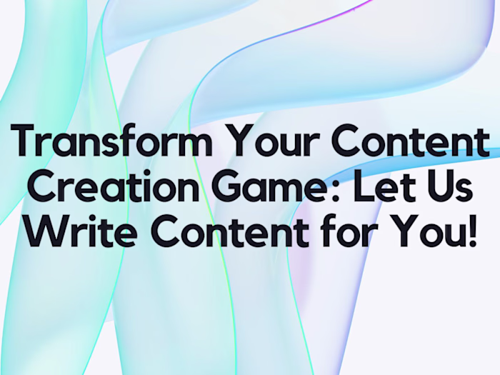 Your Vision, Our Words: Dive into Seamless Content Creation!