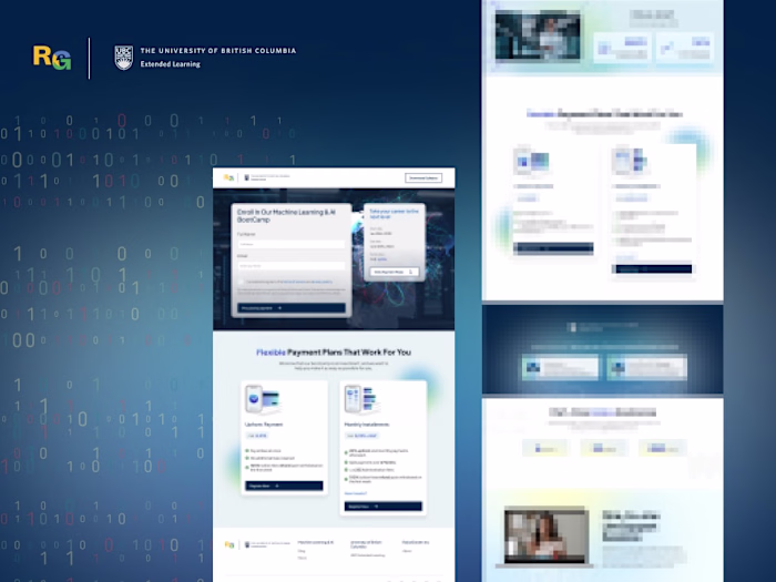 University of British Columbia & RoboGarden - Landing Page