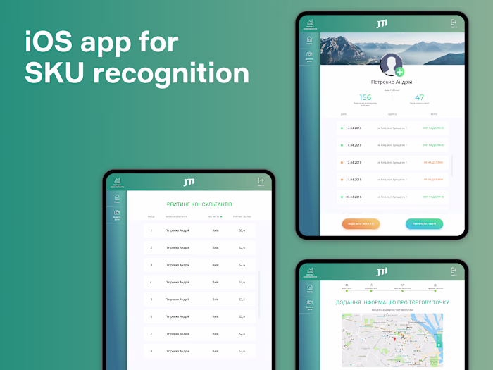 iOS app to help sales reps recognize and track progress