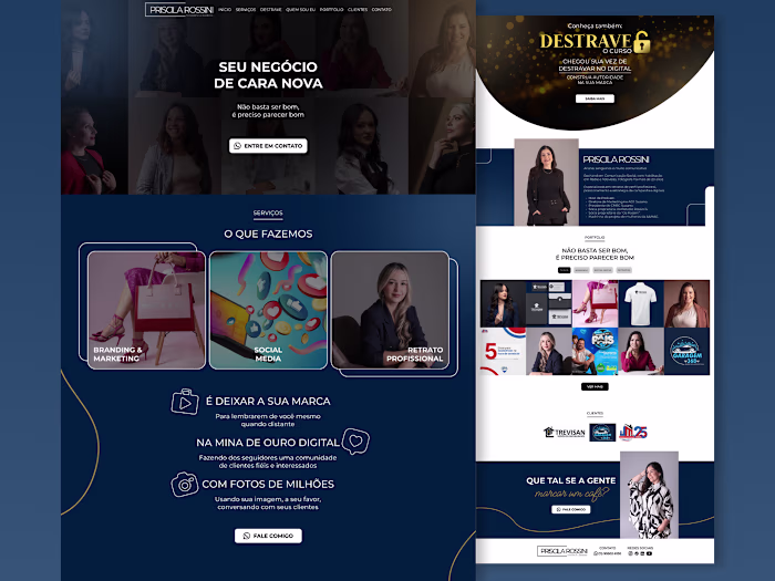 Priscila Rossini - Webdesign & Branding