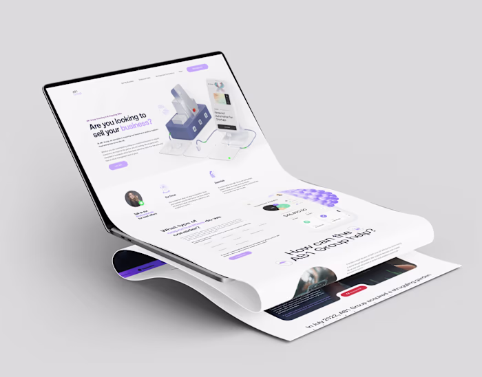 AB1 Group - Website design
