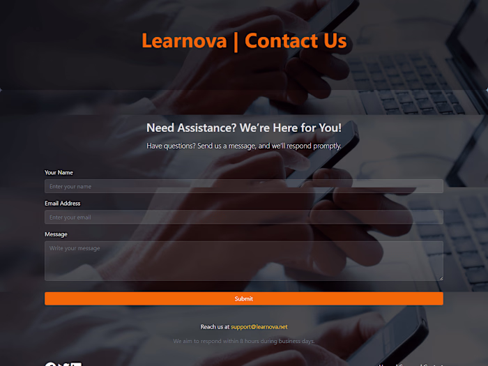 Learnova | Contact Us