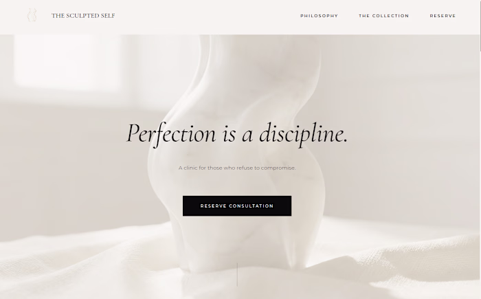 A clinic for those who refuse to compromise. Bespoke aesthet...