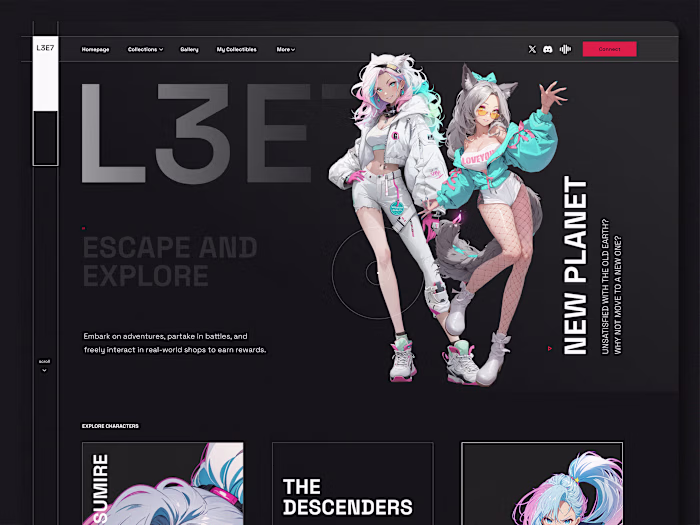 L3E7 - Brand identity & Webdesign