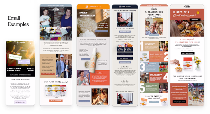 Email Marketing Examples & Testimonials