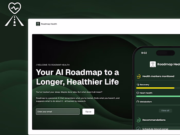 Webflow Development for Roadmap Health (Health-Tech Platform)