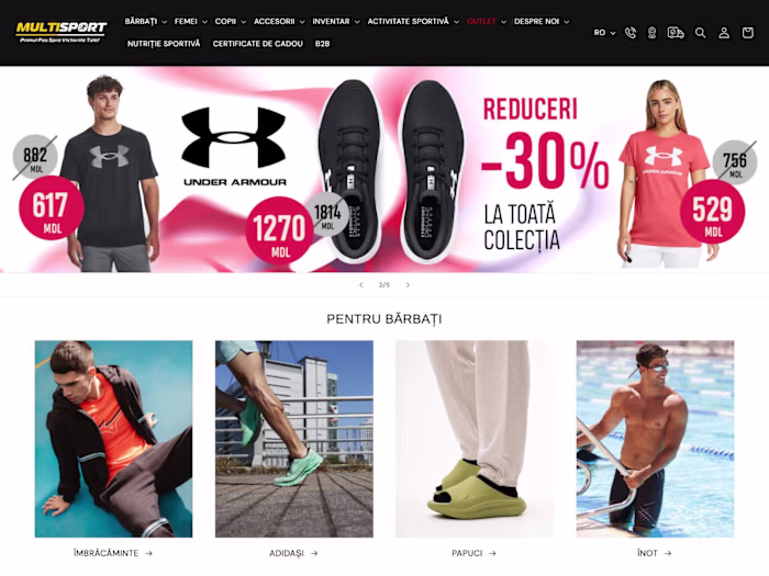 Multisport.md - Building a Bespoke E-commerce Experience