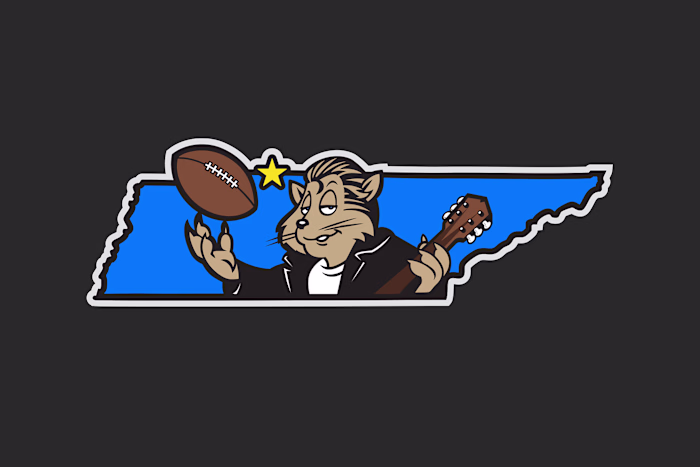 Nashville Kats Logo and Mascot Design