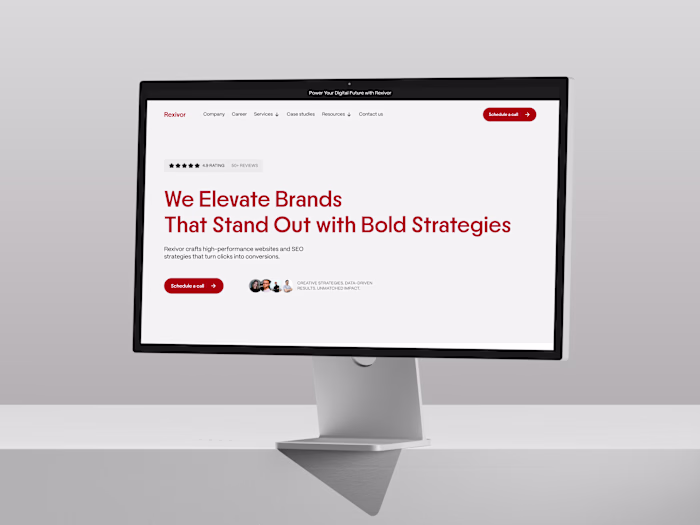 Rexivor Website Redesign