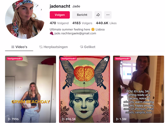 TikTok - My own profile