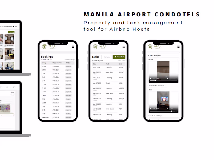 Property and Task Management Tool for Airbnb Hosts