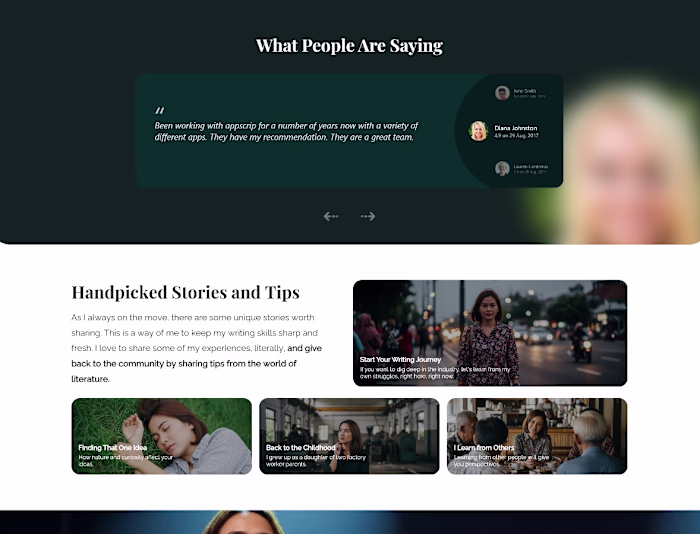 UI Slicing for Modern Website