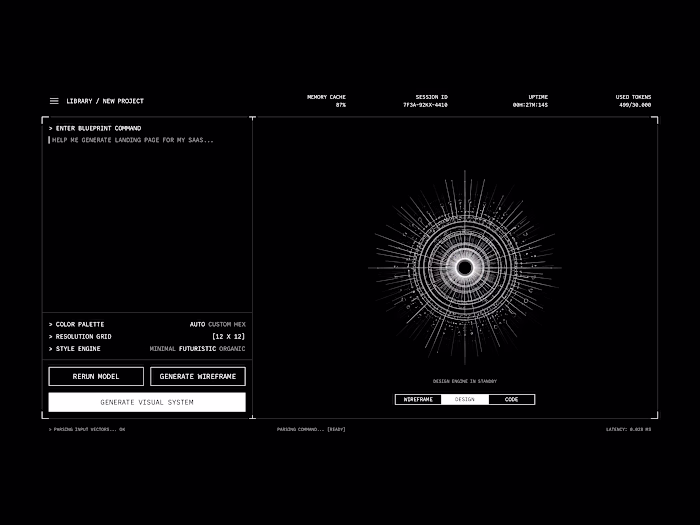 FUI design experiments