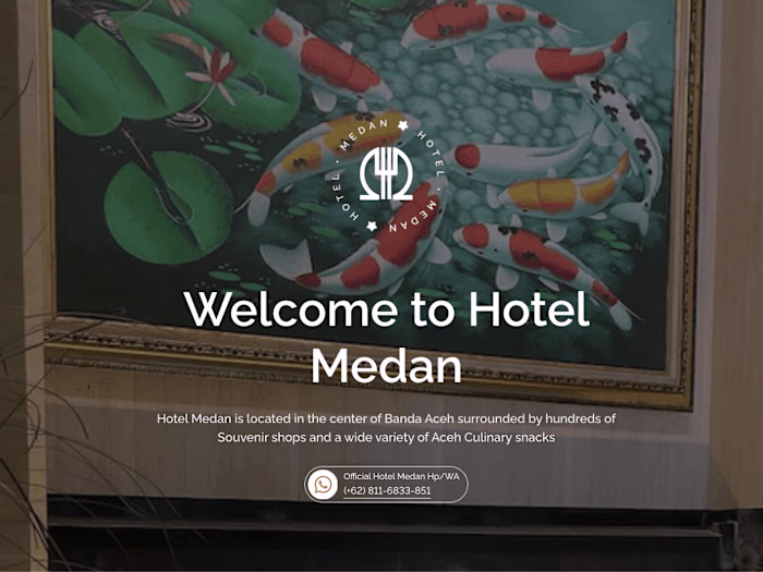 Hotel Medan Website | Freelance Webflow Developer