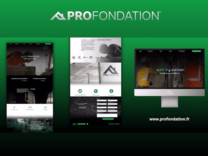 Full Website Redesign for Profondation with Shogun Pictures