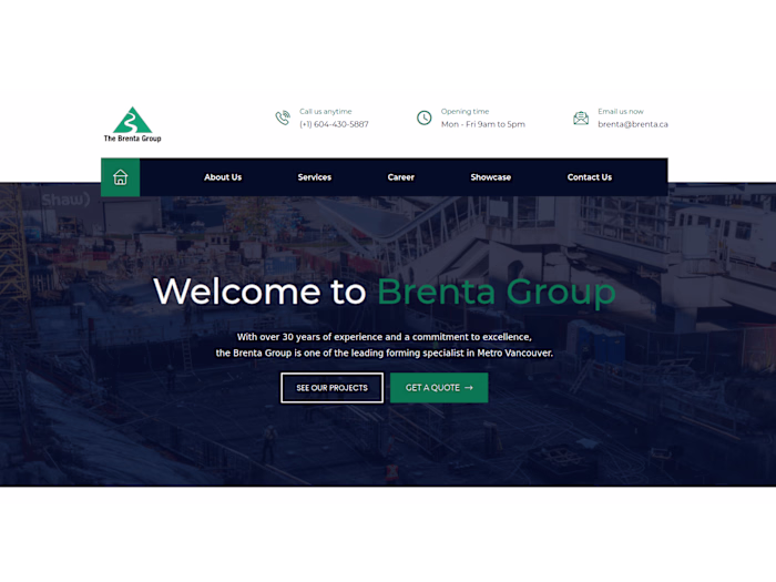 Full Website Built and Designed with Wordpress